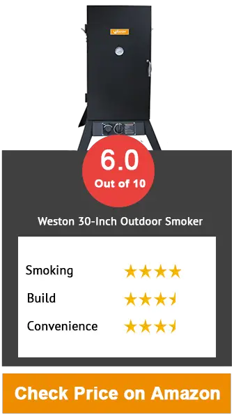 Weston 30-Inch Outdoor vertical propane smoker