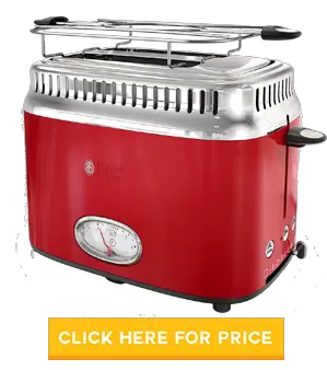 Russell Hobbs 2-Slice Retro Style Toaster, TR9150RDR