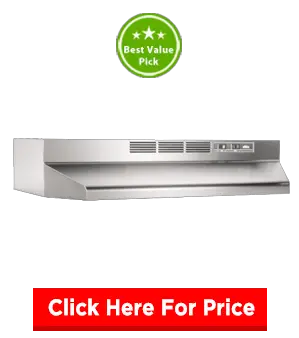 Broan 413004 ADA Capable Non-Ducted Under-Cabinet Range Hood