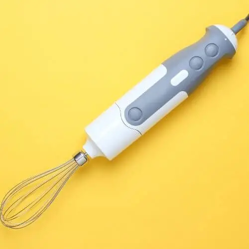 an electric whisk can be used as an immersion blender substitute