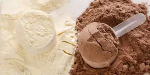 You can make shakeology without a blender. This is an image of vanilla and chocolate protein powders