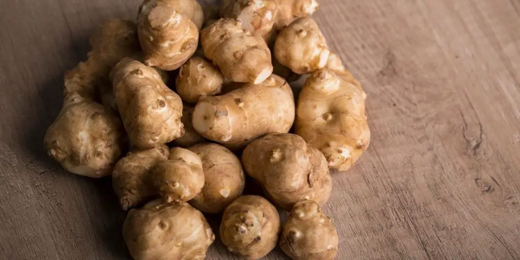 Jerusalem Artichokes are a good substitute for water chestnuts.