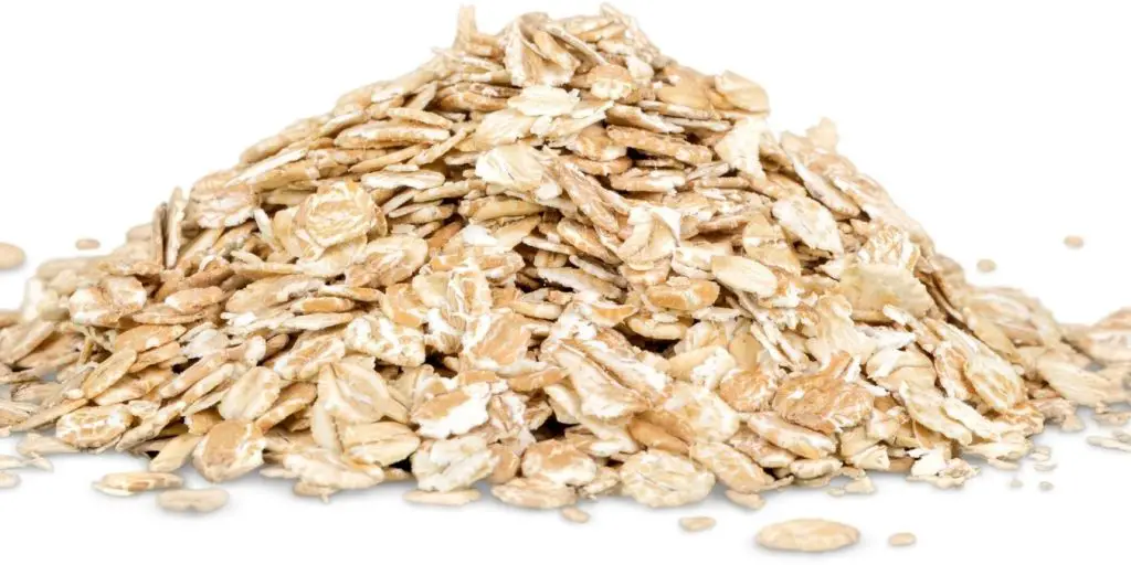 oats. they can be used as a replacement for yogurt in smoothies due to their ability to thicken.