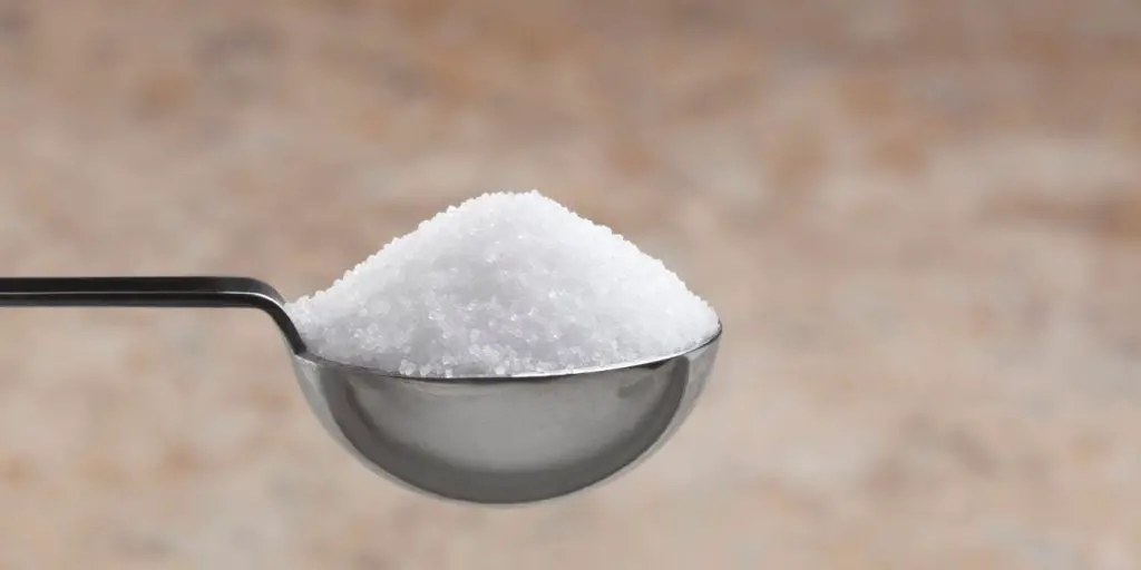 salt on a spoon
