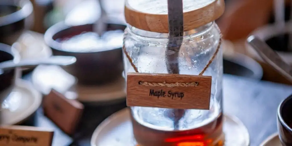 maple syrup is a good substitute for coconut sugar.