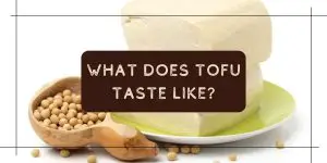 image of soybeans and tofu. What does tofu taste like featured image