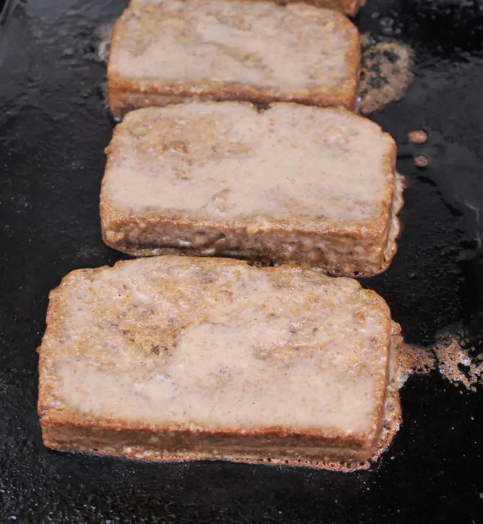 french toast on griddle